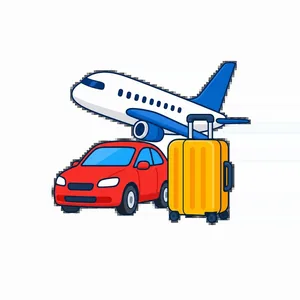 Travel and transport vocabulary set